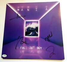 Fall Out Boy Autographed X4 Signed LP Album Flat Poster ACOA