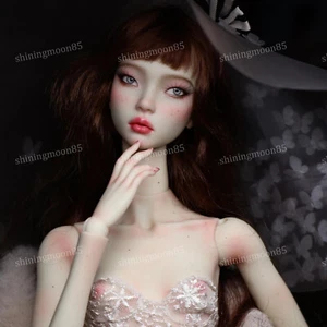 1/4 BJD Dolls Girl Supermodel Amy Nude Resin Jointed Doll + Eyes + Face Makeup - Picture 1 of 16