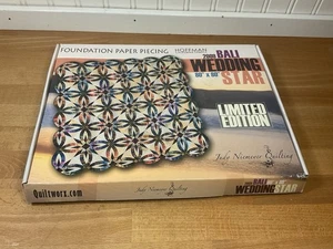 2009 Bali Wedding Star Foundation Piecing Quilt Pattern Judy Niemeyer Original - Bild 1 von 9