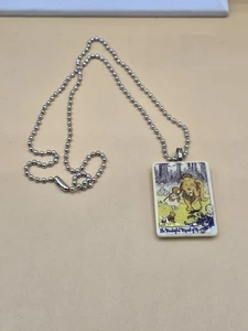 Der wunderbare Zauberer von Oz handbemalter Rommé Kartenanhänger von Hadas Kol - Bild 1 von 4