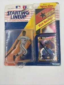 KENNER  FIGURE FACTORY SEALED 1992 KEN GRIFFEY JR. GREY JERSEY ! SLU B22 - Picture 1 of 3
