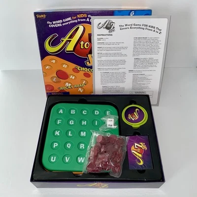 Fundex A to Z Jr. Game Open Box Unused Sealed Parts Word Game for Kids Category - Image 1 of 3