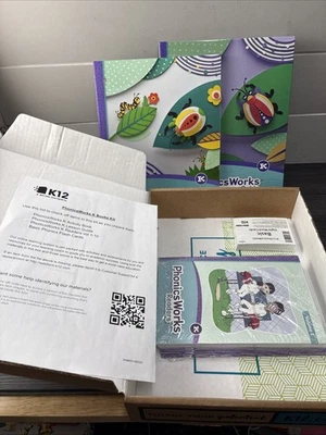 K12 Stride Phonics Works Grade K Kit Book Guide 1-10 Readers Flash Cards New Foto 1 de 4
