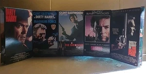 The Complete Dirty Harry - Clint Eastwood 5 VHS Tape Set, 1971-1988 - Imagen 1 de 10