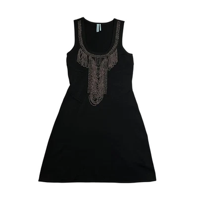 Guess by Marciano Sleeveless Scoop Neck Beaded Cocktail Dress Size X-Small Y2K - Image 1 of 4