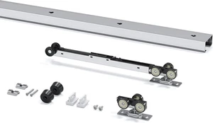 5FT Sliding Pocket Door Hardware Kit, Soft Close, Aluminum, for 23-30" Door 🚪 - Picture 1 of 7