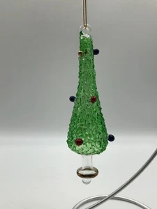 Ornamento albero di Natale vintage in vetro soffiato a bocca - Foto 1 di 6
