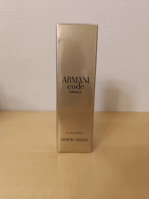 Giorgio Armani Code Absolu pour Femme EdP 50ml Neu OVP Folie +1versch. Probe - Bild 1 von 3