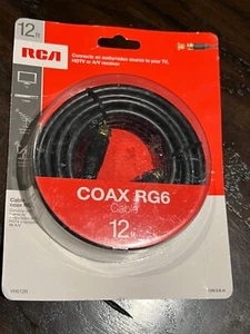 RCA 12ft Coax RG6 Cable WH612R Brand New #3046 - Picture 1 of 2