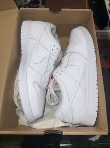 Size 12M - Nike Dunk Pro SB Low Triple White - Picture 1 of 7