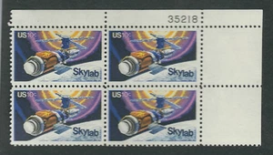 Scott # 1529...10 Cent...Skylab... Plate Block - Picture 1 of 1