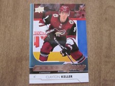 2017-18 Upper Deck Series 2 Clayton Keller Young Guns Rookie Hockey Card