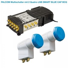 PALCOM Multischalter PMSE 9/6 HQ NT mit 2 SMART BLUE CAP LNB