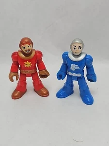 Fisher Price Imaginext Eagle Talon Knight Blue Action Figure 3" LOT - Picture 1 of 7