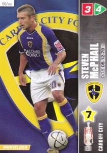 STEVEN McPHAIL, CARDIFF CITY, PANINI, RARE 2008 COCA-COLA CHAMPIONSHIP CARD. - Picture 1 of 2