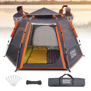 XXL Campingzelt Kuppelzelt Automatisch Pop up Zelt Wasserdicht Camping Zelt DHL - Bild 1 von 12