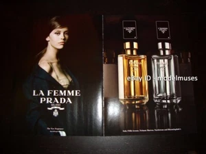 PRADA Fragrances rivista 3 pagine STAMPA ANNUNCIO 2016 MIA GOTH Dane DeHaan - Foto 1 di 2