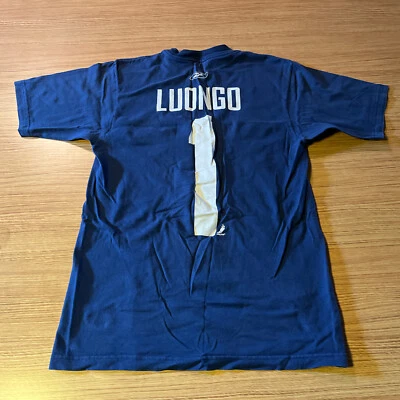 AUTHENTIC NHL JERSEY T SHIRT ROBERTO LUONGO VANCOUVER CANUCKS MENS SMALL REEBOK - Image 1 of 4