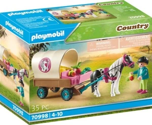 Playmobil 70998 Carriage with Child and Pony Wagon Building Kit, Global Shipping - Bild 1 von 3