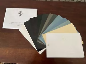 Ferrari 50-60 years colour samples book with envelope - dealer owner brochure - Picture 1 of 3