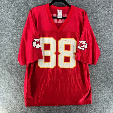 NFL Kansas City Chiefs Jersey Mens XL Extra Large Red #88 Tony Gonzalez Football Cover