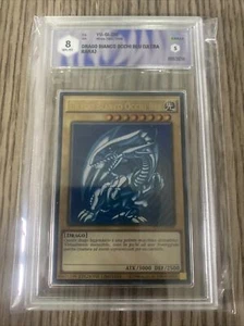yugioh GRAAD 8 EDIZIONE LIMITATA Drago Bianco Occhi Blu Ultra Rara ITA - Foto 1 di 2