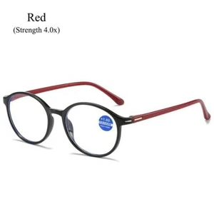 & Men Presbyopia Eyeglasses Anti-blue Light Glasses Oval Frame Reading Glasses - Picture 1 of 13