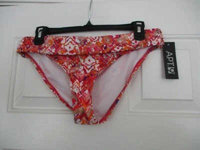 Apt. Parte inferior de bikini de natación multicolor talla 9 nueva con etiquetas trajes de baño Foto 1 de 4
