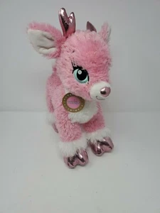 Build A Bear Twinkle Hirsch rosa Glitzer Glitzer Rentier Weihnachten Plüsch - Bild 1 von 4