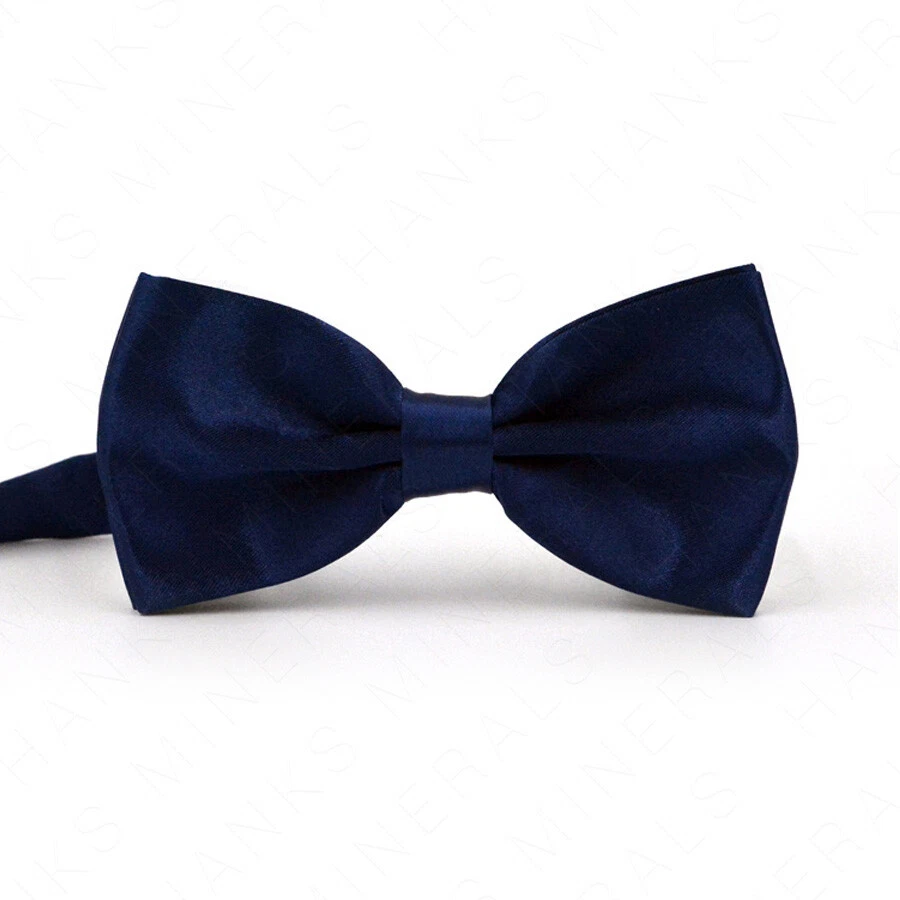 Pajarita Para Hombres Ajustable Formal Boda Fiesta Corbata Pajarita Color Sólido Esmoquin Foto 1 de 1