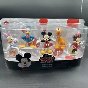 Disney Topolino 5 pezzi set figure da collezione Minnie Paperino margherita Pluto NUOVO - Foto 1 di 8