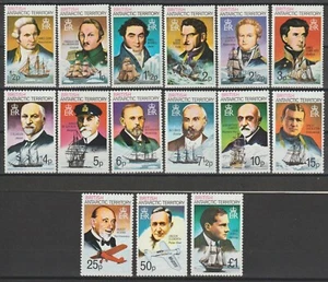 BRITISH ANTARCTIC TERRITORY 1975 SG 64a/78a MNH - Picture 1 of 2