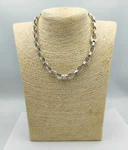 Sterling silver 925 Necklace. Chain Necklace Italy vintage, 22.8g. - Picture 1 of 8