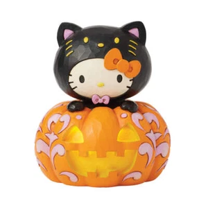 Hello Kitty Black Cat on Pumpkin - Picture 1 of 7