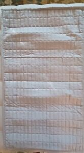 Comfort Spaces E&ECo Quilted Pillow Shames King Size 20x36 Gray 