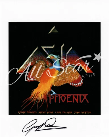 ASIA - Geoff Downes (Keyboards) Yes & The Buggles Signed Photograph 06 (MC) Cover