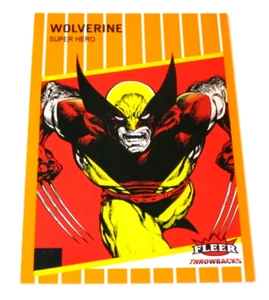 2023 Fleer Throwbacks '89 Marvel Edition Vielfraß orange parallel #d 224/499 #4 - Bild 1 von 4