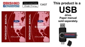 2011 Ford E-Series Van Truck Shop Service Repair Manual USB - Picture 1 of 3
