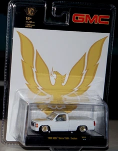 M2 1/64 1988 GMC Sierra 1500 White OBS Diecast Model Toy Car Limited Edition New - Picture 1 of 1