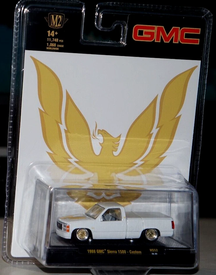 M2 1/64 1988 GMC Sierra 1500 White OBS Diecast Model Toy Car Limited Edition New - Image 1 of 1