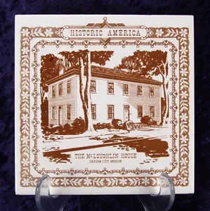 Vintage Historic Oregon City McLoughlin House Trivet - Picture 1 of 1