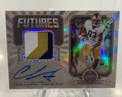 2020 PANINI LEGACY FUTURES ROOKIE 3 Color PATCH AUTO CHASE CLAYPOOL RC /399 - Image 1 of 2