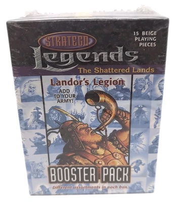 Vintage 1999 STRATEGO LEGENDS Booster Pack LANDOR'S LEGION NEW OLD STOCK SEALED - Image 1 of 4