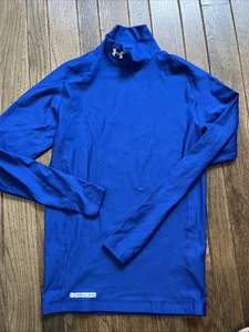 Camisa de compresión Under Armor para hombre grande azul tortuga cuello falso equipo frío* - Imagen 1 de 9