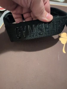 Gymshark Unisex Adult's 2-Piece Silicone Lifting Straps BL1 Black One Size - Picture 1 of 6