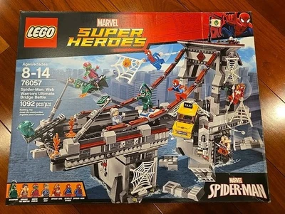 LEGO Marvel: Spider-Man: Web Warriors Ultimate Bridge Battle (76057) sellado nuevo en caja Foto 1 de 4