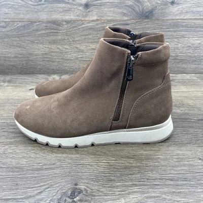 Easy Spirit Ives Waterproof Ankle Boots Side Zipper Women's Size 8M US Beige - Image 1 of 4