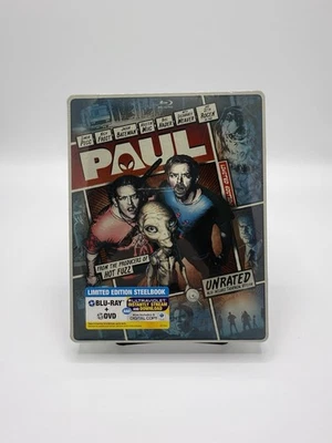 PAUL - Unrated + Theatrical Limited Edition SteelBook (Blu-ray + DVD) NEW! OOP! - Image 1 of 3