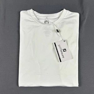 FootJoy Womens Shirt Crewneck Performance Small White Polyester NWT MSRP $68 - Picture 1 of 4