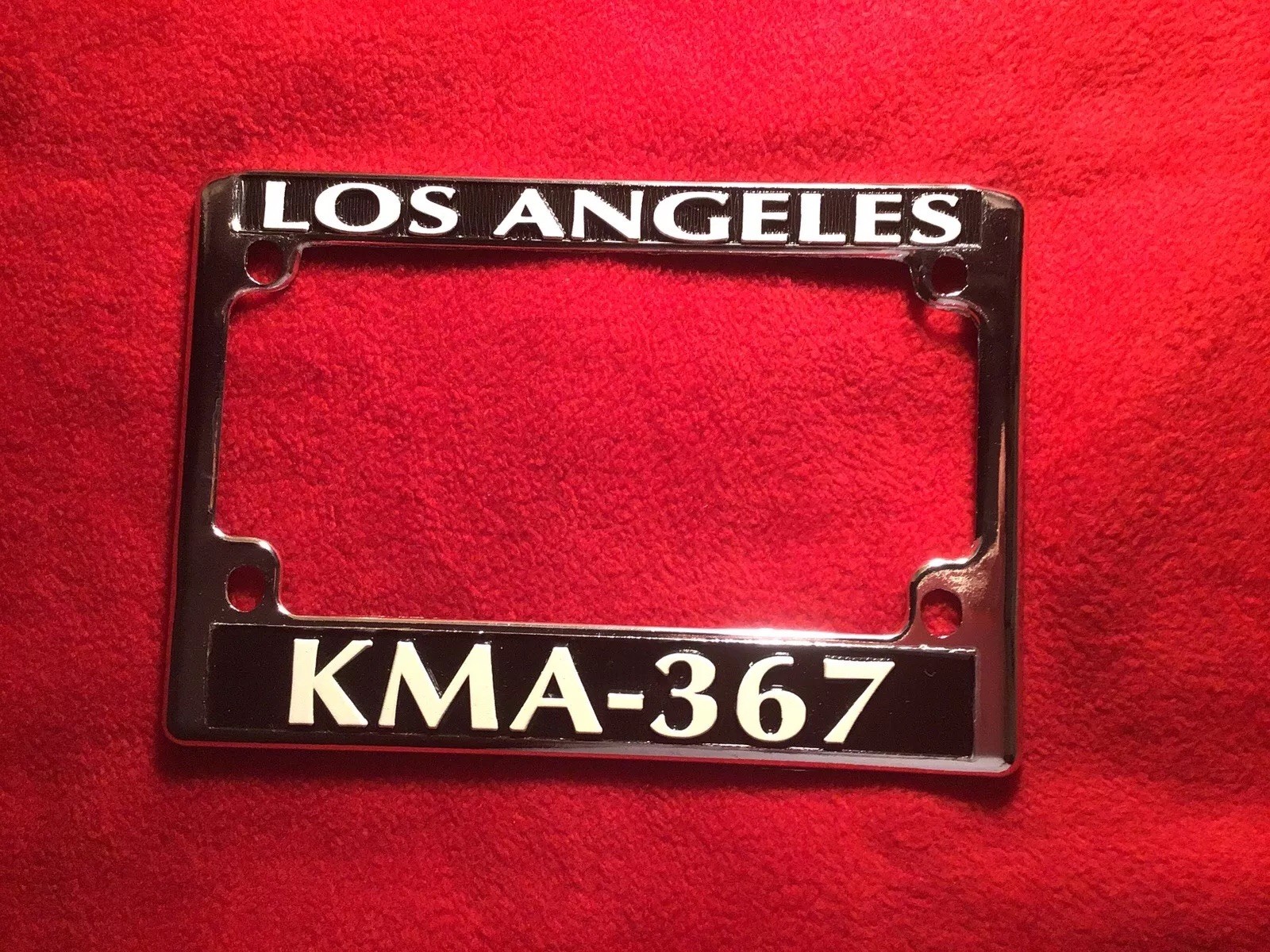 NEW LAPD POLICE KMA367 CHROME METAL LICENSE PLATE FRAME CHP 1199 eBay